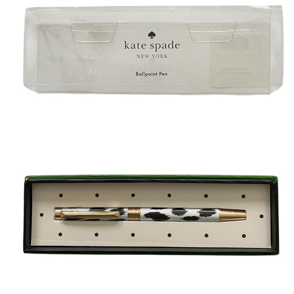 Kate Spade Modern Leopard Ballpoint Pen New In Box - Picture 1 of 3